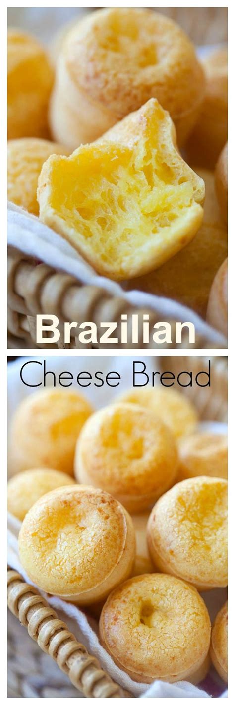 Brazilian cheese bread Pão de Queijo easy 20 min recipe that yields