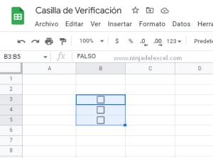 C Mo Crear Una Casilla De Verificaci N En Google Sheets Ninja Del Excel