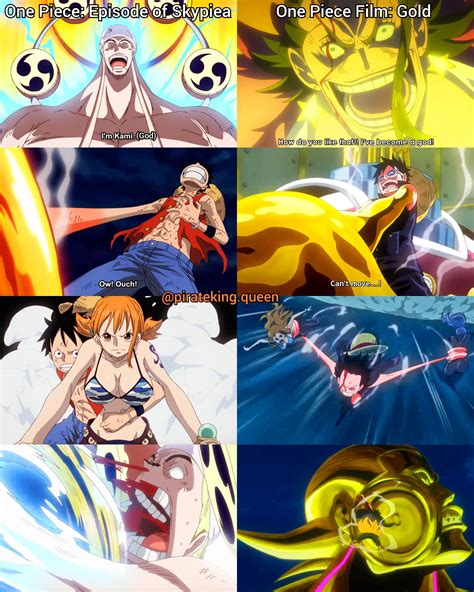 PirateKingQueen on Twitter: "Luffy and Nami ️🧡Parallel. One Piece
