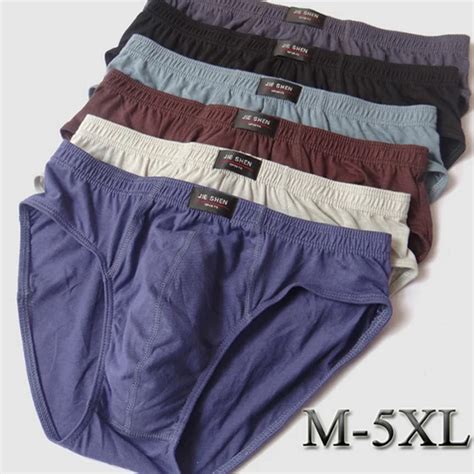 Cheapest 100 Cotton Mens Briefs Xxxl Plus Size Men Underwear Panties