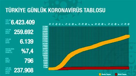 Koronavir S Tablosu Bug N A Ustos Korona Tablosu Vaka Ve Vefat