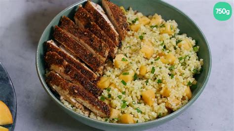 Salade De Boulgour Au Poulet Kaki Ribera Del Xuquer Aop Et Aux Herbes