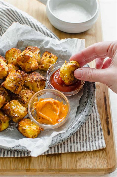 Cauliflower Tater Tots Easy Air Fryer Recipe Abbeys Kitchen