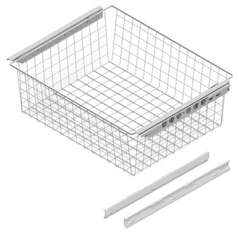 Корзина сетчатая выдвижная 120x600х450 Home Space - с креплением в нишу ...