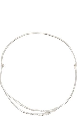 Elhanati Silver Conie Vallese Edition Jard N Nude Necklace Ssense