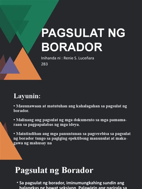 pagsulat ng borador wps office