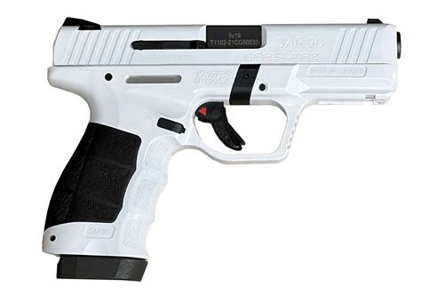 SAR SAR9C 9MM COMPACT WHITE TS 15RD BattleHawk Armory