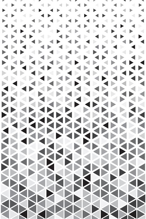 Triangle Halftone Pattern Halftone Pattern Geometric Pattern