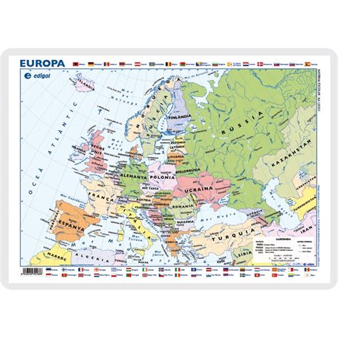 Maxi Poster Mapa Europa Fisico Politico Images