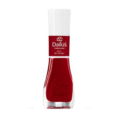 Esmalte Cremoso Dailus Queridinhos Licor De Cereja Drogaven Faz Bem