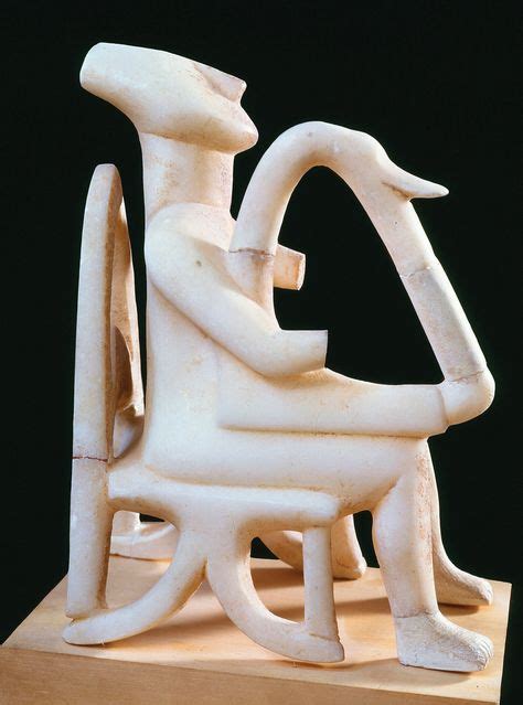 Male Harp Player From Keros Cyclades Greece 2600 2300 BCE