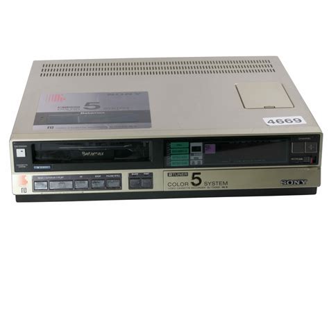 Sony SL T50ME Betamax Videorecorder Multi Norm PAL SECAM NTSC