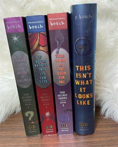 The Secret Series Books 1-4 By Pseudonymous Bosch Book Lot of 4 ...