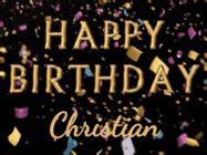 Happy Birthday Christian GIFs