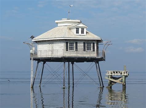 Gulf Coast Of Us Alabama Mobile Channel Mobile Bay Lighthouse