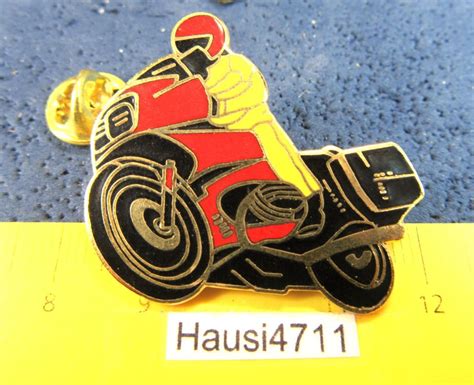 MOTORRAD PIN GROSS 4CM ENAMEL GOLDIG Kaufen Auf Ricardo