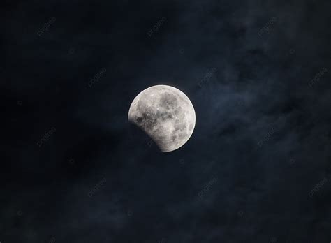 A Rare Partial Lunar Eclipse Background, Moon, Research, Observe Background Image for Free Download