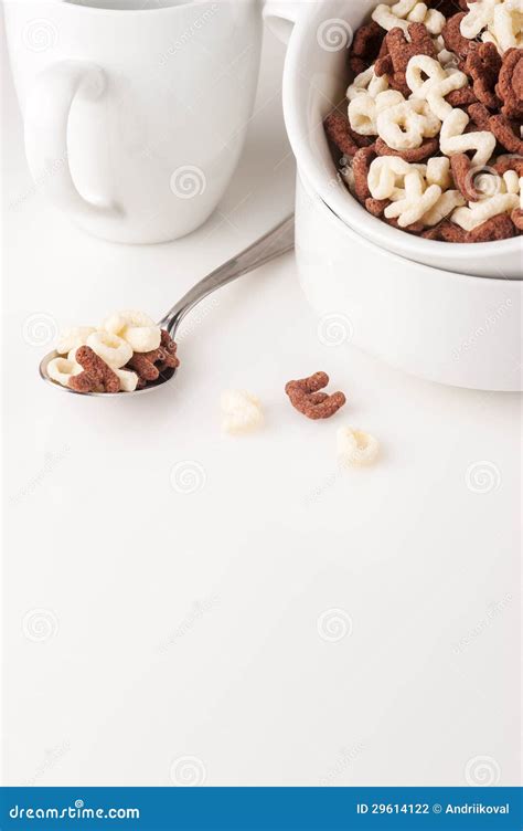 Alphabet Cereal Stock Photo Image Of Letters Served