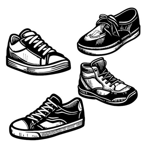 Premium Vector Shoes Vector Silhouette