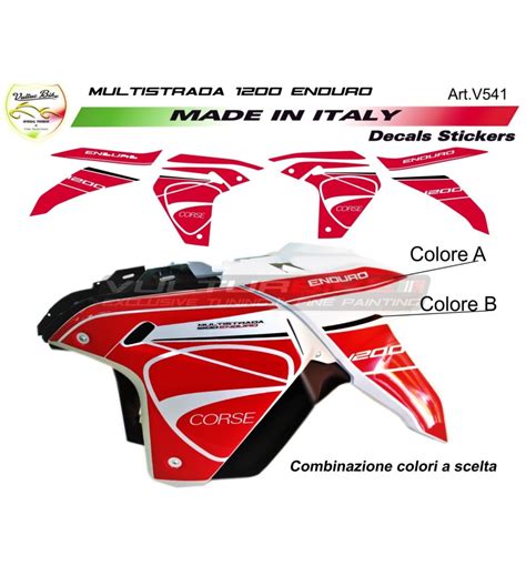 Kit Adesivi Personalizzato Ducati Multistrada 1200 Enduro