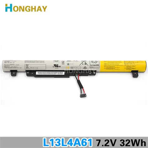 Hongha L13l4a61 Laptop Battery For Lenovo Flex2 14 15 Flex 2 2 14 2 14d 2 15 2 15d L13s4a61