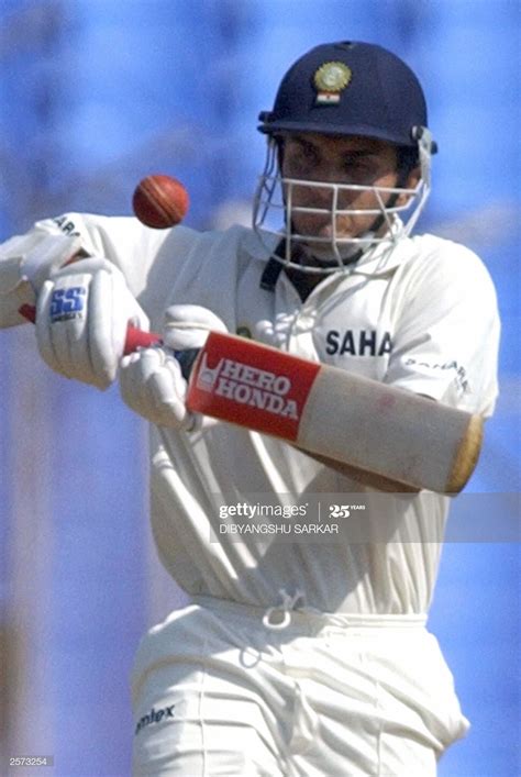 Indian national cricket team captain sourav ganguly attempts a hit ...