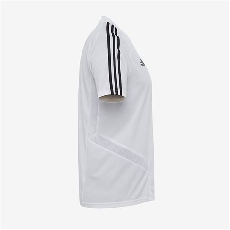 Adidas Tiro 19 Training Jersey White Black Mens Football Teamwear