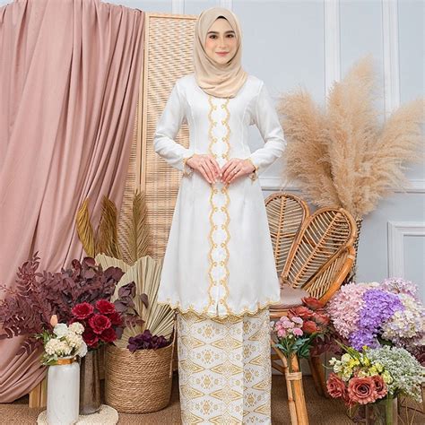 Baju Kebarung Modern Nikah Tunang Baju Nikah Perempuan Baju Tunang