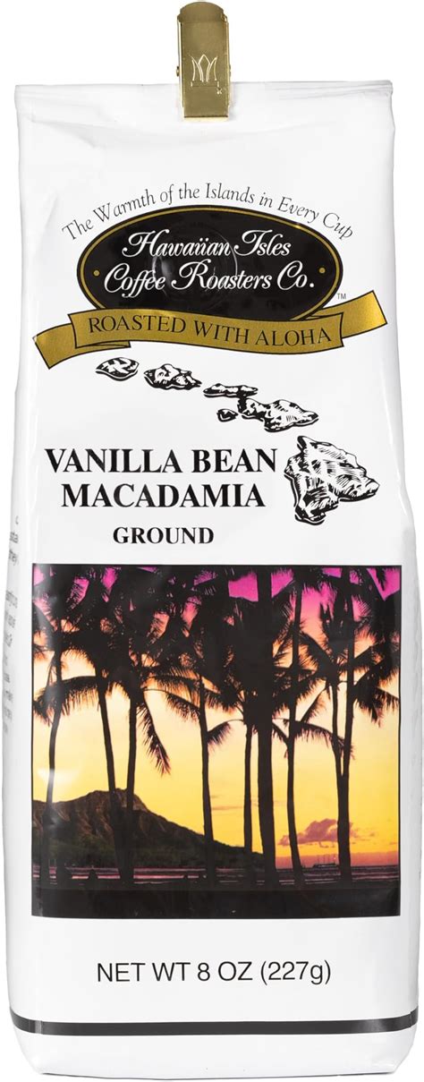 Amazon Hawaiian Isles Coffee Vanilla Bean Macadamia Flavored