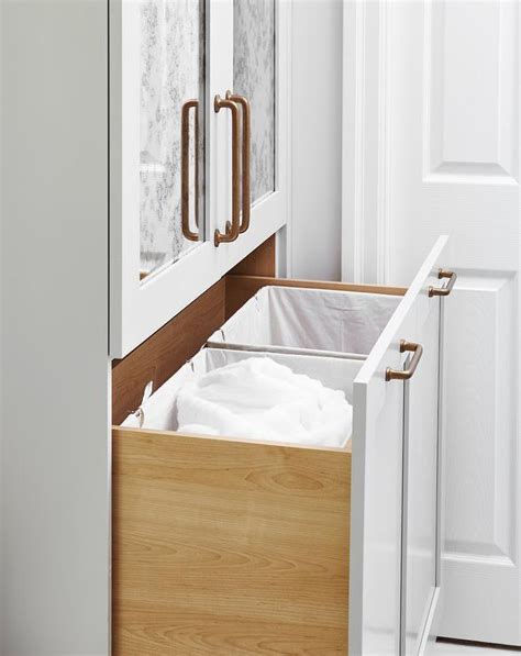 Tall Bathroom Cabinet With Pull Out Laundry Basket At Bruce Erin Blog