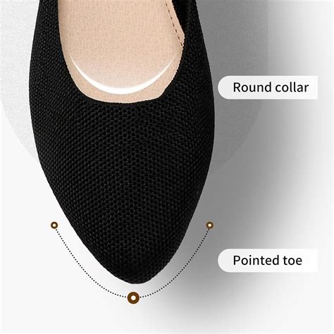 Shupua Women S Flats Black Flats Shoes Pointed Toe Ballet Flats