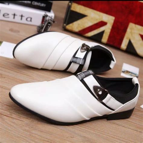 Jual sepatu pantofel kulit pria import - Putih - Jakarta Barat ...