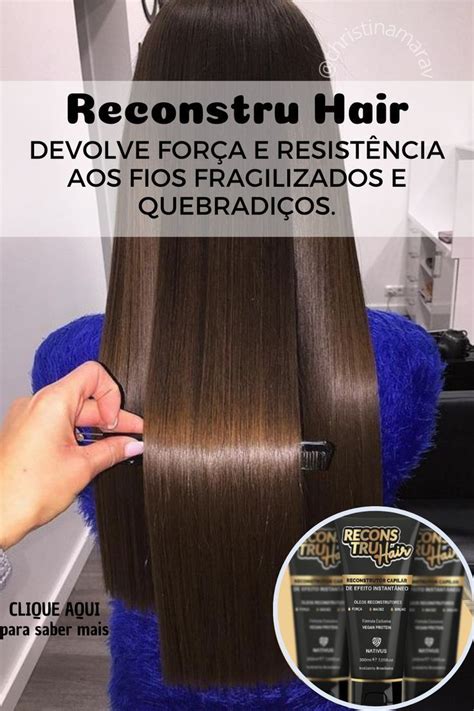 Repara O Da Fibra Capilar Reconstru Hair Em Dicas De Cuidados