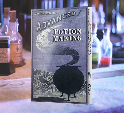 Advanced Potions Book With 10 Designed Pages From Harry Potter