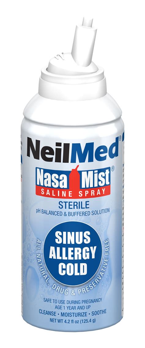 Neilmed Nasamist Isotonic Sterile Saline Spray Canister Oz Fsa