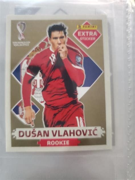 Panini Extra Sticker Qatar Dusan Vlahovic Full Set Base Bronze