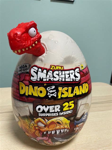 Dino Island Mega Dino Egg By Zuru Smashers Hobbies Toys Toys