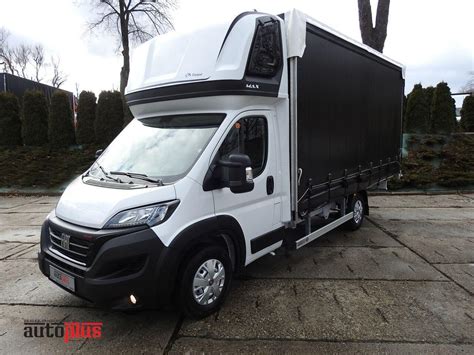 Fiat Ducato Nowy Plandeka Palet Webasto Klimatyzacja Tempomat Ledy