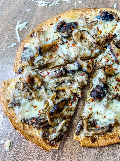 Wild Mushroom Cheese Pizza With Truffle Oil Farah J Eats