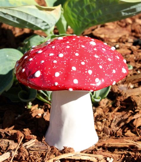 Ceramic Toadstool Large Handmade Toadstool For Home Or Garden Etsy