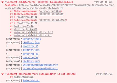 Get Error Ckeditorerror Ckeditor Duplicated Module When Adding