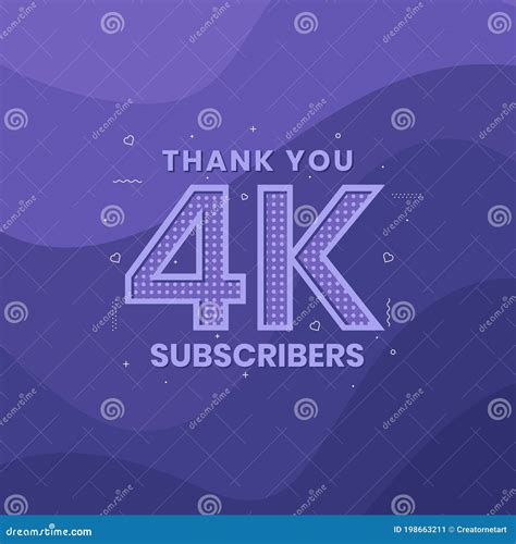 Thank You 4000 Followers Poster With Colorful Confetti Cartoon