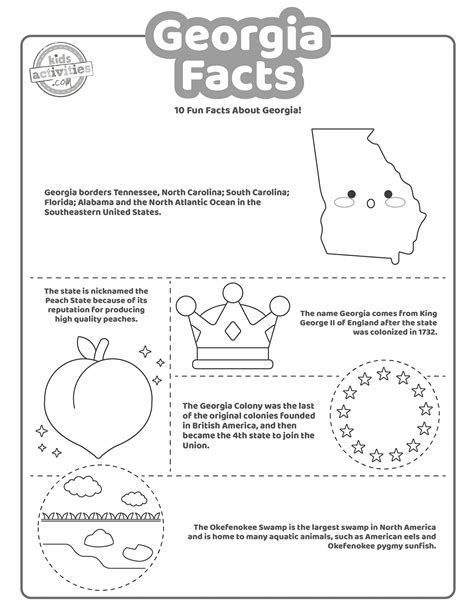 Georgia Peach Coloring Pages [2025]