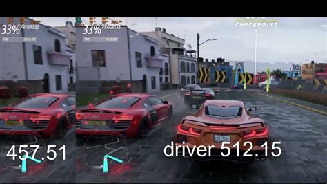 Nvidia Driver 45754 Vs 51215 In Forza Horizon 5 Youtube