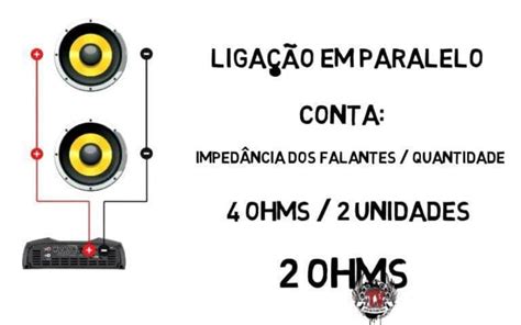 Como Ligar Alto Falante Subwoofer Bobina Dupla 2 2 4 4 Ohms