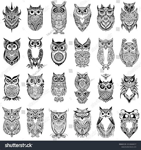 Discover more than 79 tribal owl tattoo stencil - in.coedo.com.vn