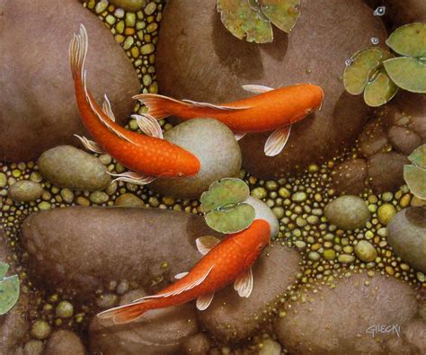 New Recent Work Archives Koi Fish Paintings By Terry Gilecki Fish