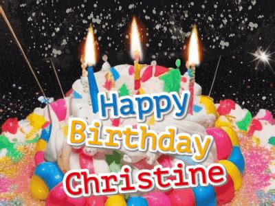 Happy Birthday Christine GIF 94