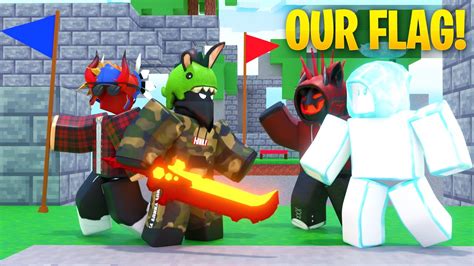 I Played The New Capture The Flag Gamemode Roblox Bedwars Youtube