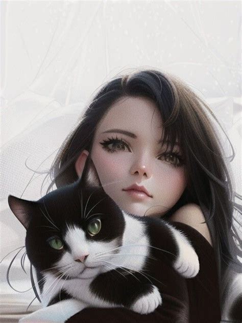 Pin On Ailurophile 🫶🐈‍⬛ Cat Tattoo Anime Kitten Cat Drawing